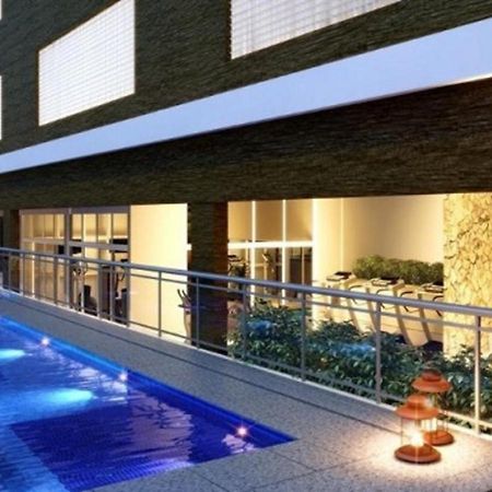 Apto Top Com Vista Pro Mar Em Condominio Completo Em Frente A Praia! Santos  Dış mekan fotoğraf