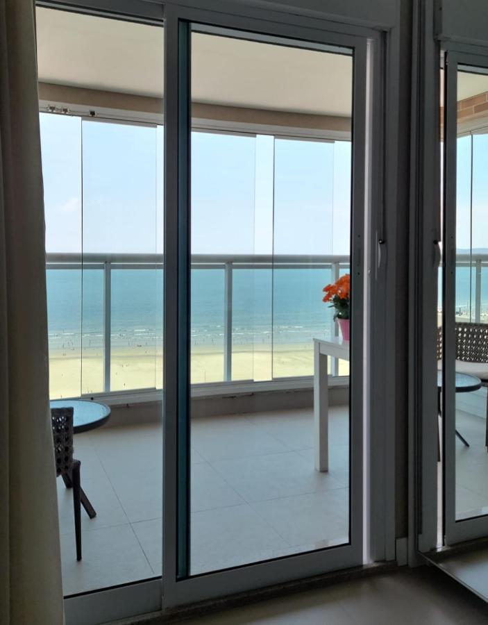 Apto Top Com Vista Pro Mar Em Condominio Completo Em Frente A Praia! Santos  Dış mekan fotoğraf