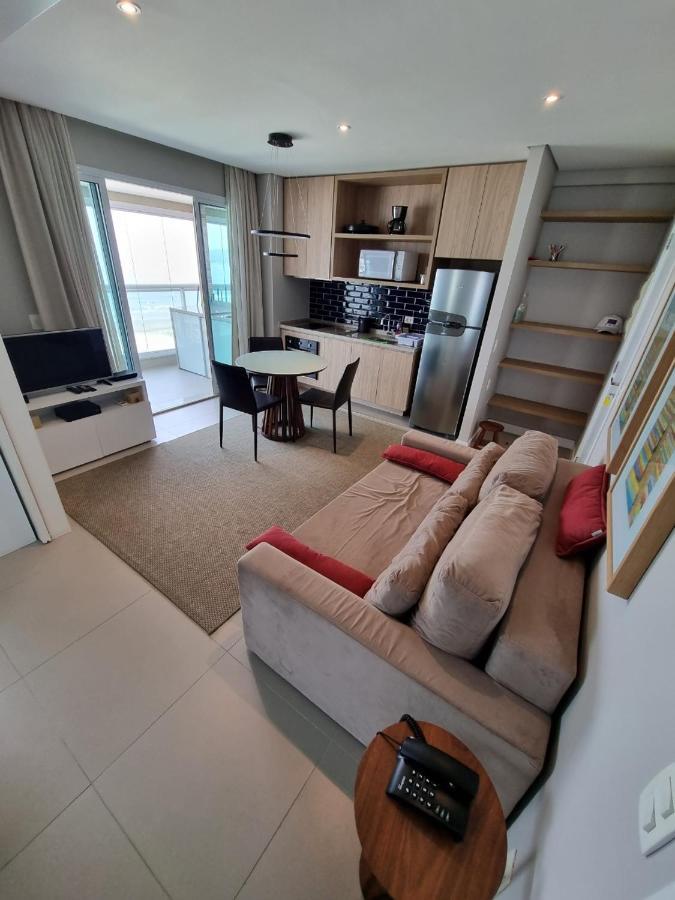 Apto Top Com Vista Pro Mar Em Condominio Completo Em Frente A Praia! Santos  Dış mekan fotoğraf