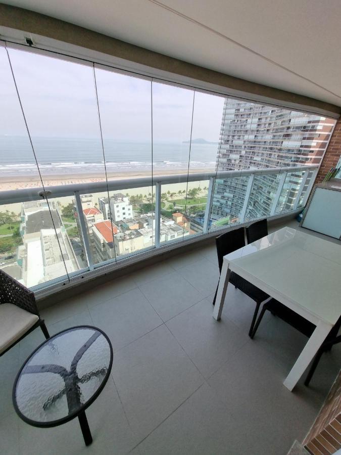 Apto Top Com Vista Pro Mar Em Condominio Completo Em Frente A Praia! Santos  Dış mekan fotoğraf