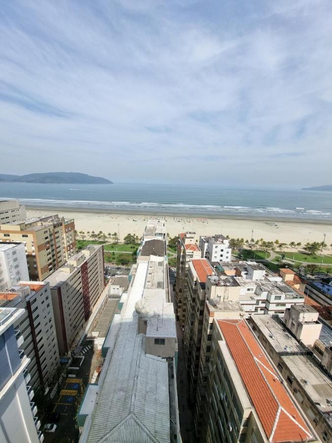 Apto Top Com Vista Pro Mar Em Condominio Completo Em Frente A Praia! Santos  Dış mekan fotoğraf