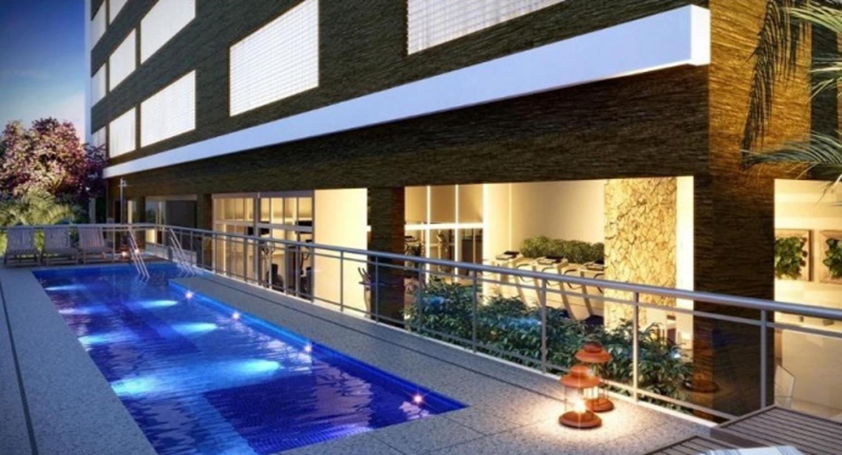 Apto Top Com Vista Pro Mar Em Condominio Completo Em Frente A Praia! Santos  Dış mekan fotoğraf