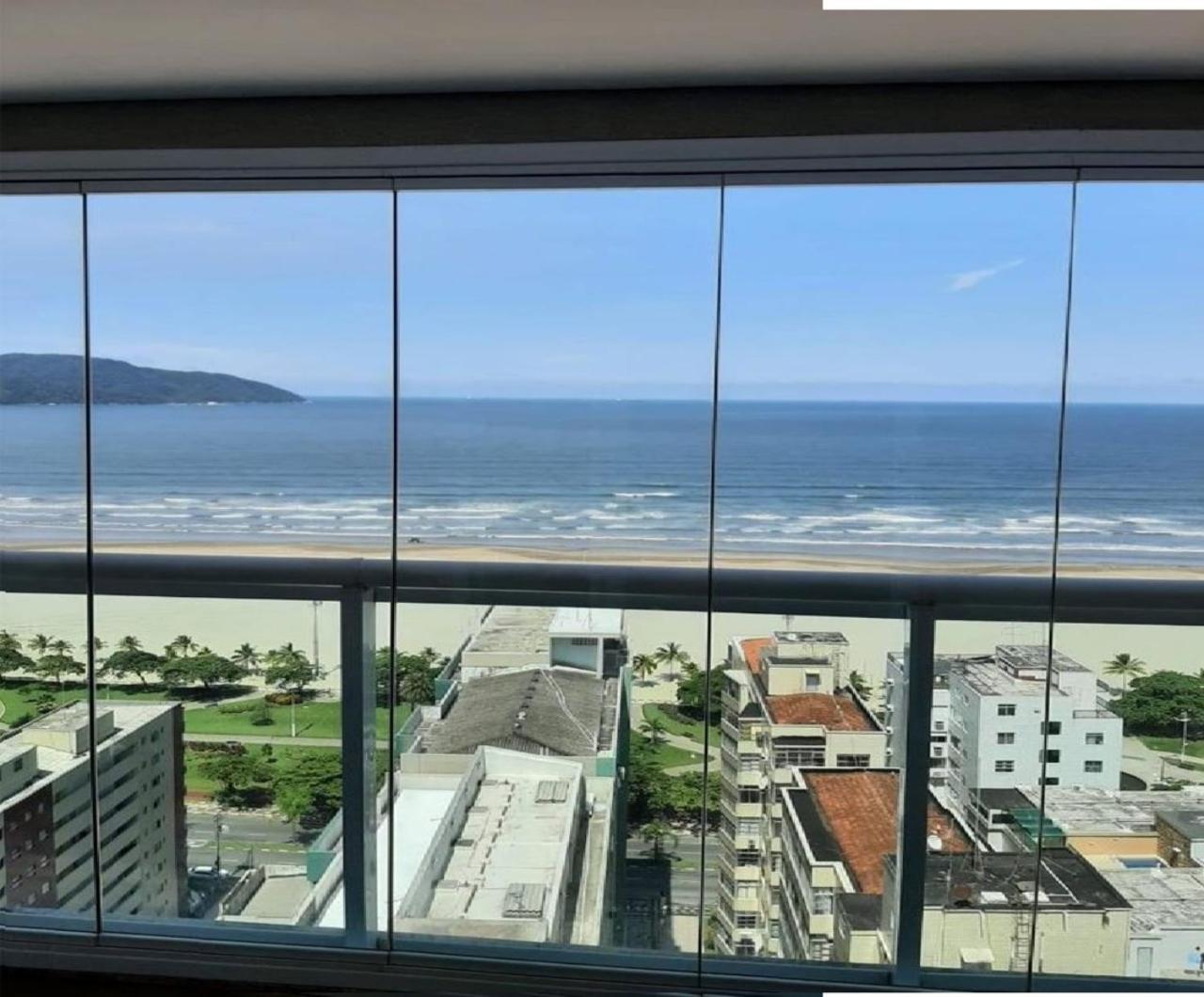 Apto Top Com Vista Pro Mar Em Condominio Completo Em Frente A Praia! Santos  Dış mekan fotoğraf