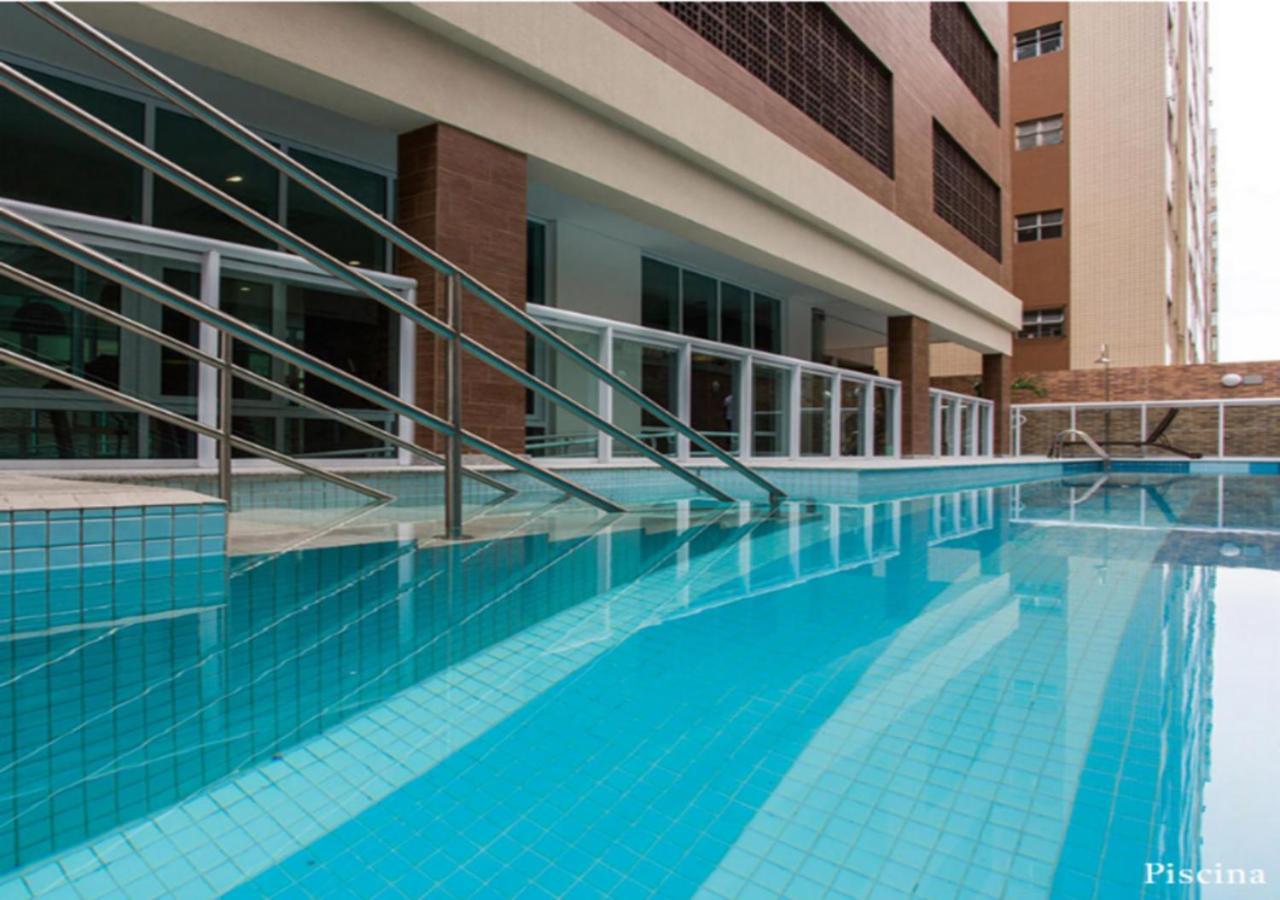Apto Top Com Vista Pro Mar Em Condominio Completo Em Frente A Praia! Santos  Dış mekan fotoğraf